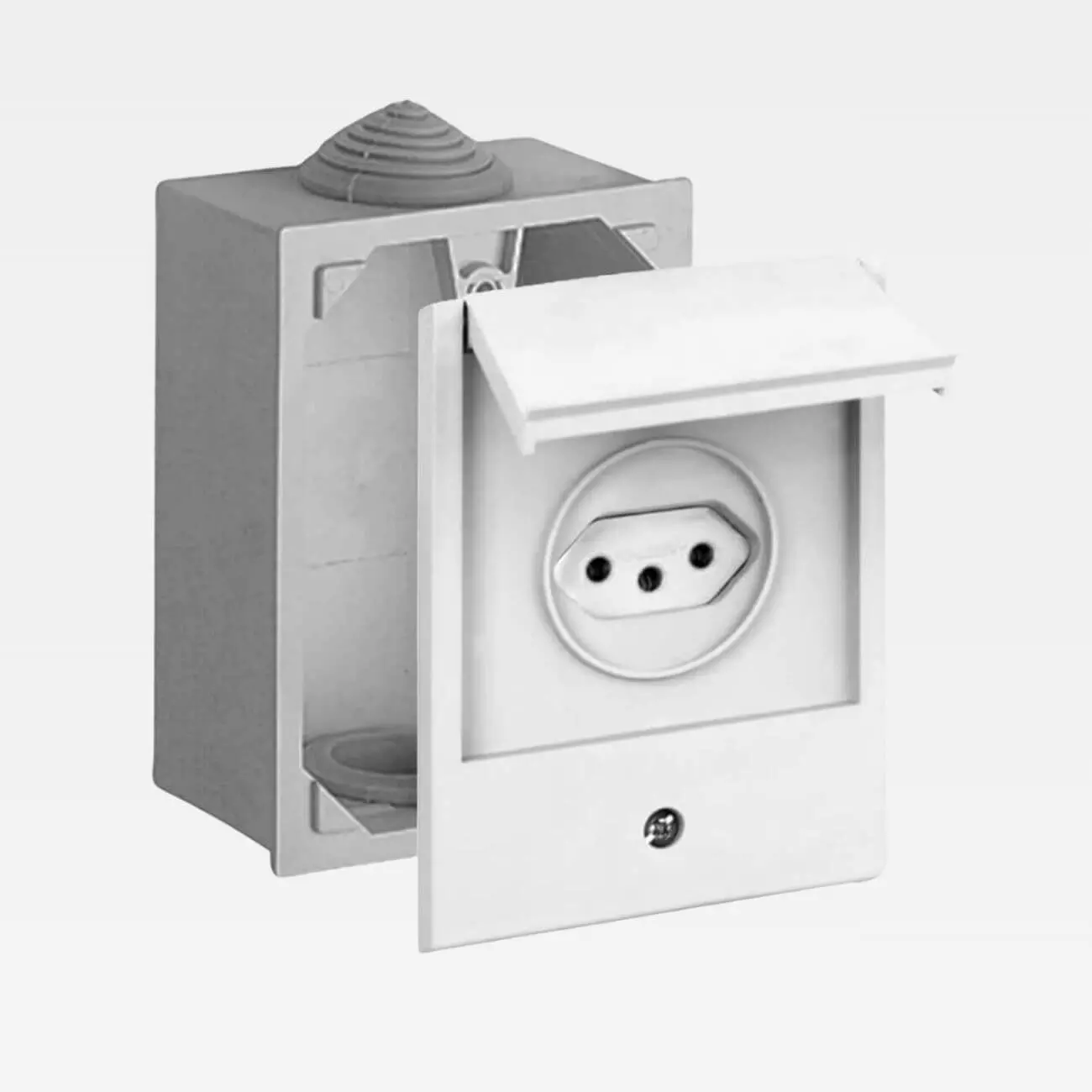 instalação tomada pial aquatic com suporte