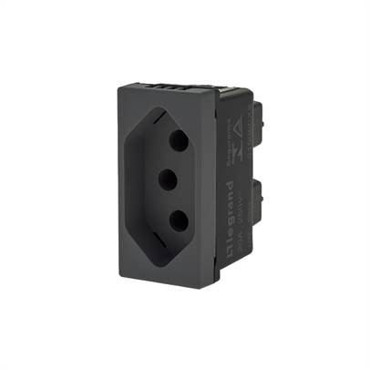 tomada pial plus+ preta