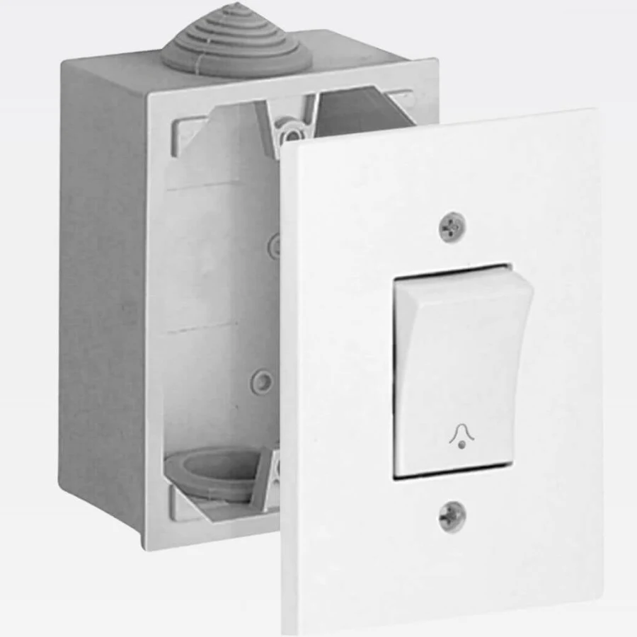 montagem pulsador campainha pial aquatic